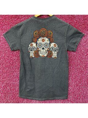 Modelo Cerveza Sugar Skull Promo Graphic Design T-Shirt Small